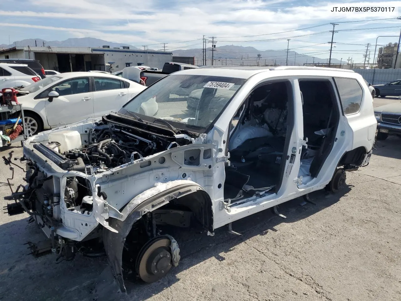 2023 Lexus Gx 460 Luxury VIN: JTJGM7BX5P5370117 Lot: 75759404