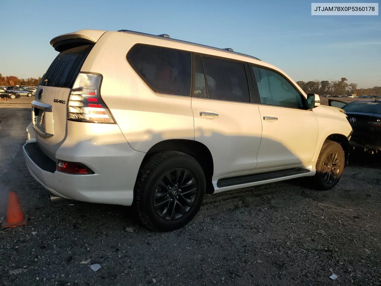 2023 Lexus Gx 460 VIN: JTJAM7BX0P5360178 Lot: 77736984