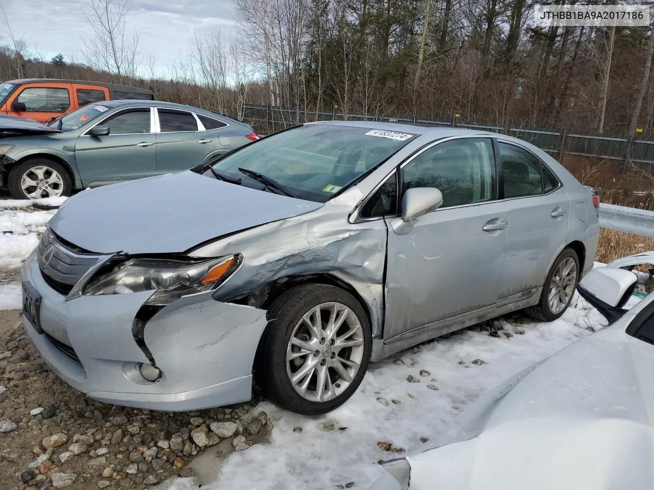 2010 Lexus Hs 250H VIN: JTHBB1BA9A2017186 Lot: 41837274