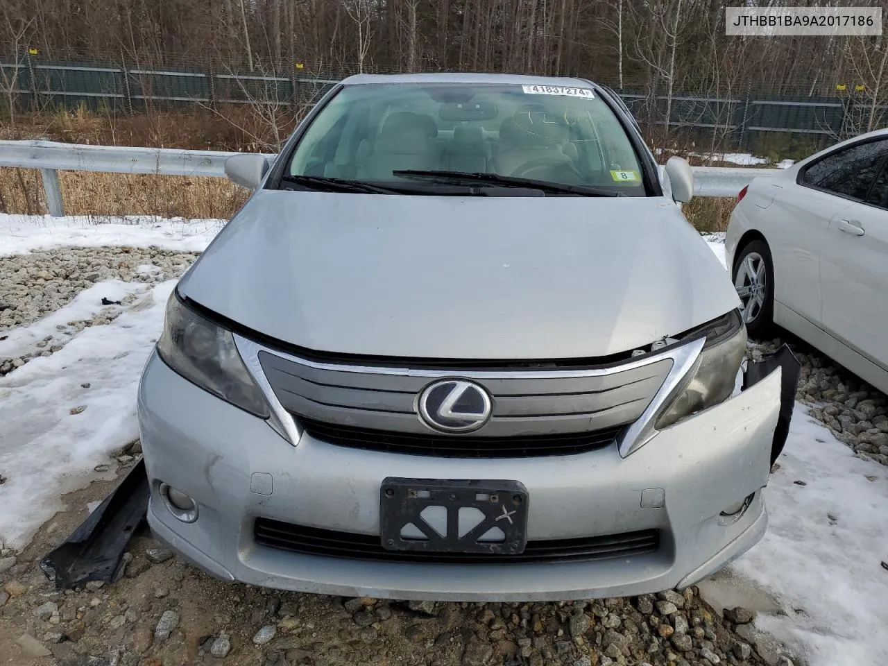 2010 Lexus Hs 250H VIN: JTHBB1BA9A2017186 Lot: 41837274