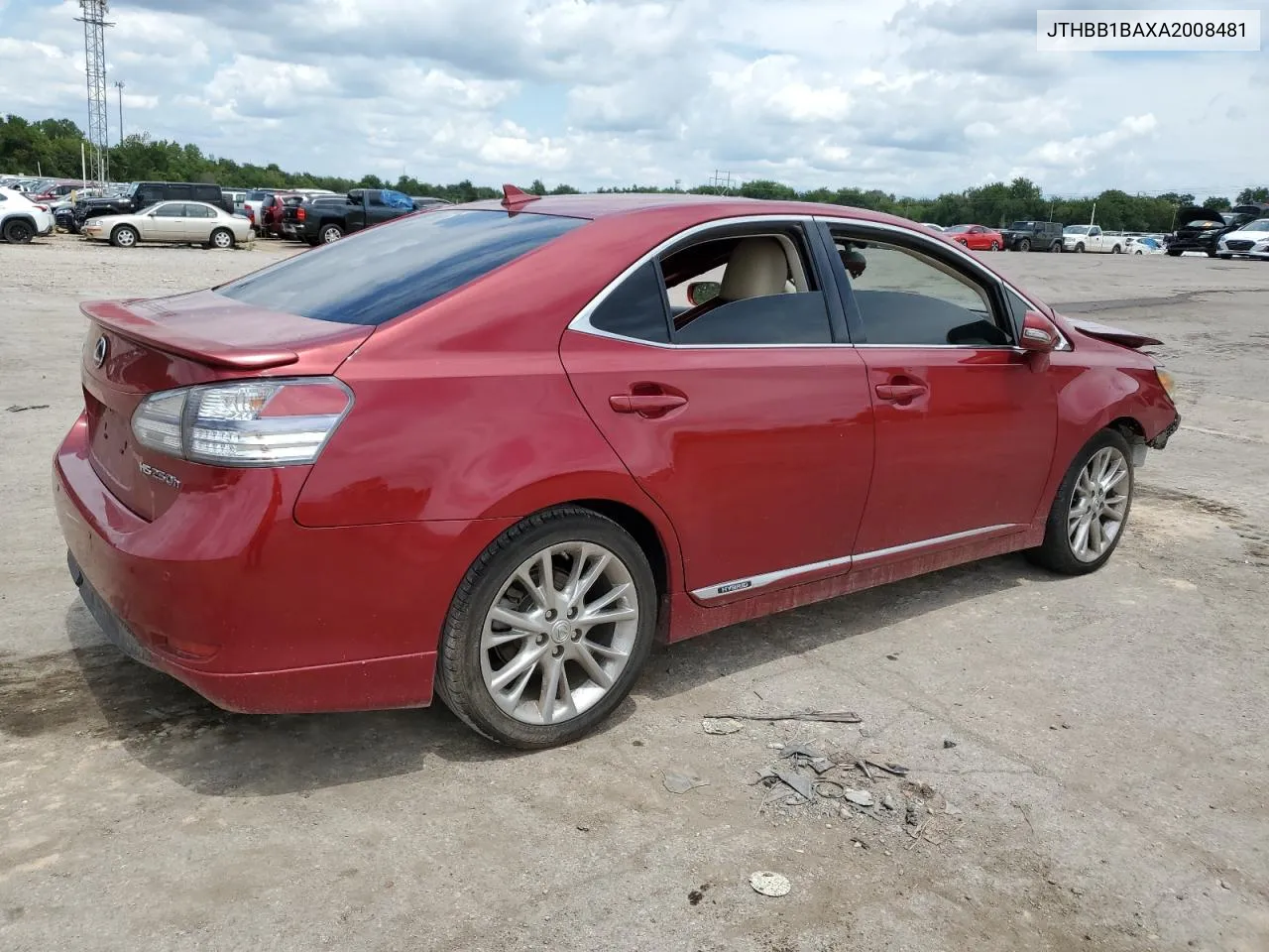 2010 Lexus Hs 250H VIN: JTHBB1BAXA2008481 Lot: 64077284