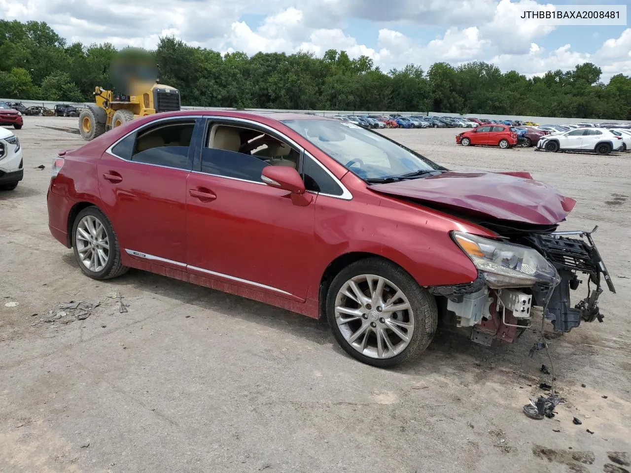 2010 Lexus Hs 250H VIN: JTHBB1BAXA2008481 Lot: 64077284