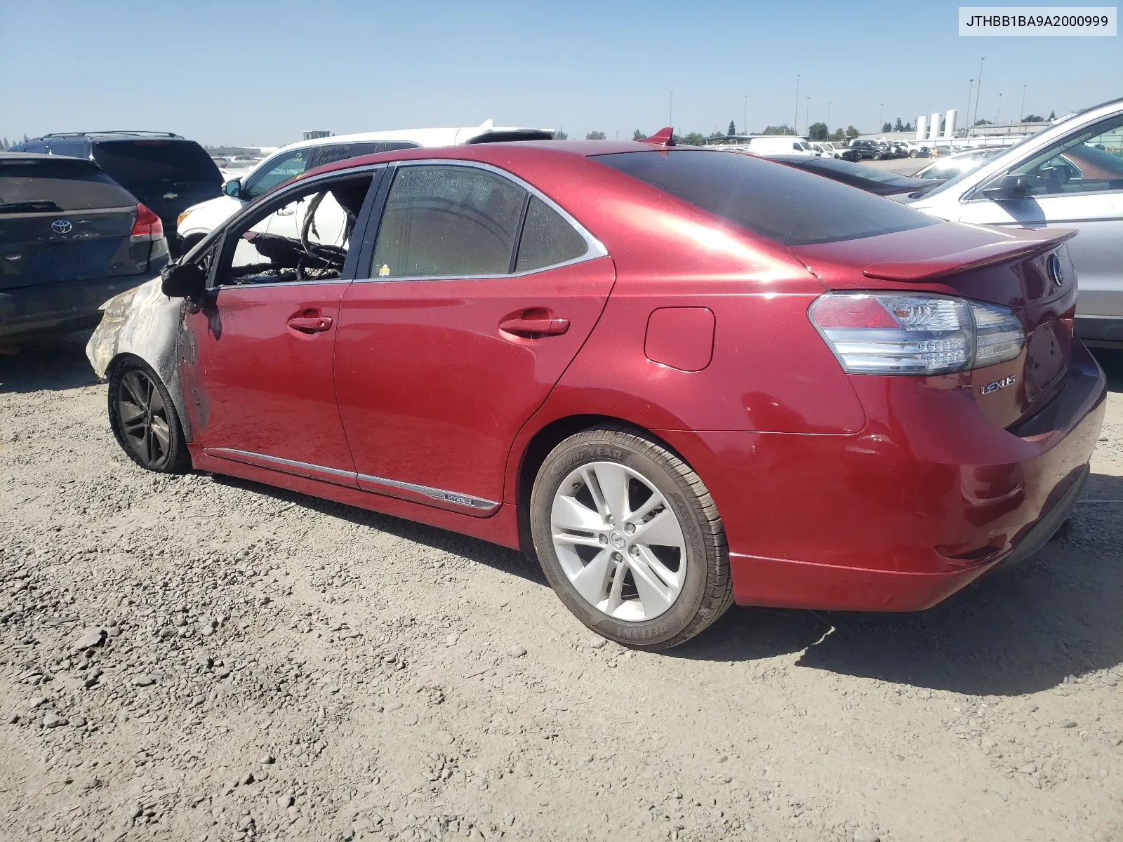 2010 Lexus Hs 250H VIN: JTHBB1BA9A2000999 Lot: 66321294