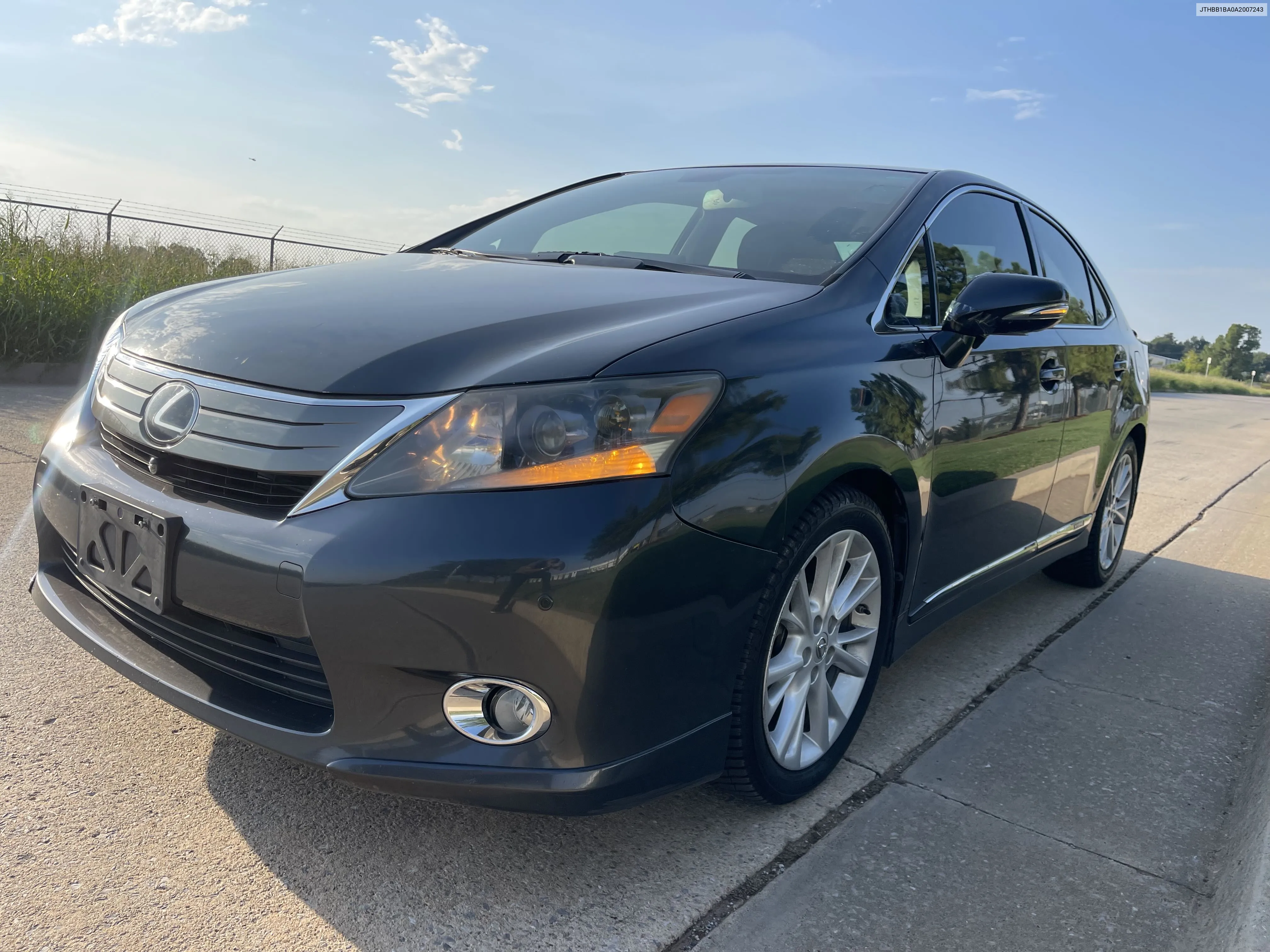 2010 Lexus Hs 250H VIN: JTHBB1BA0A2007243 Lot: 68802084