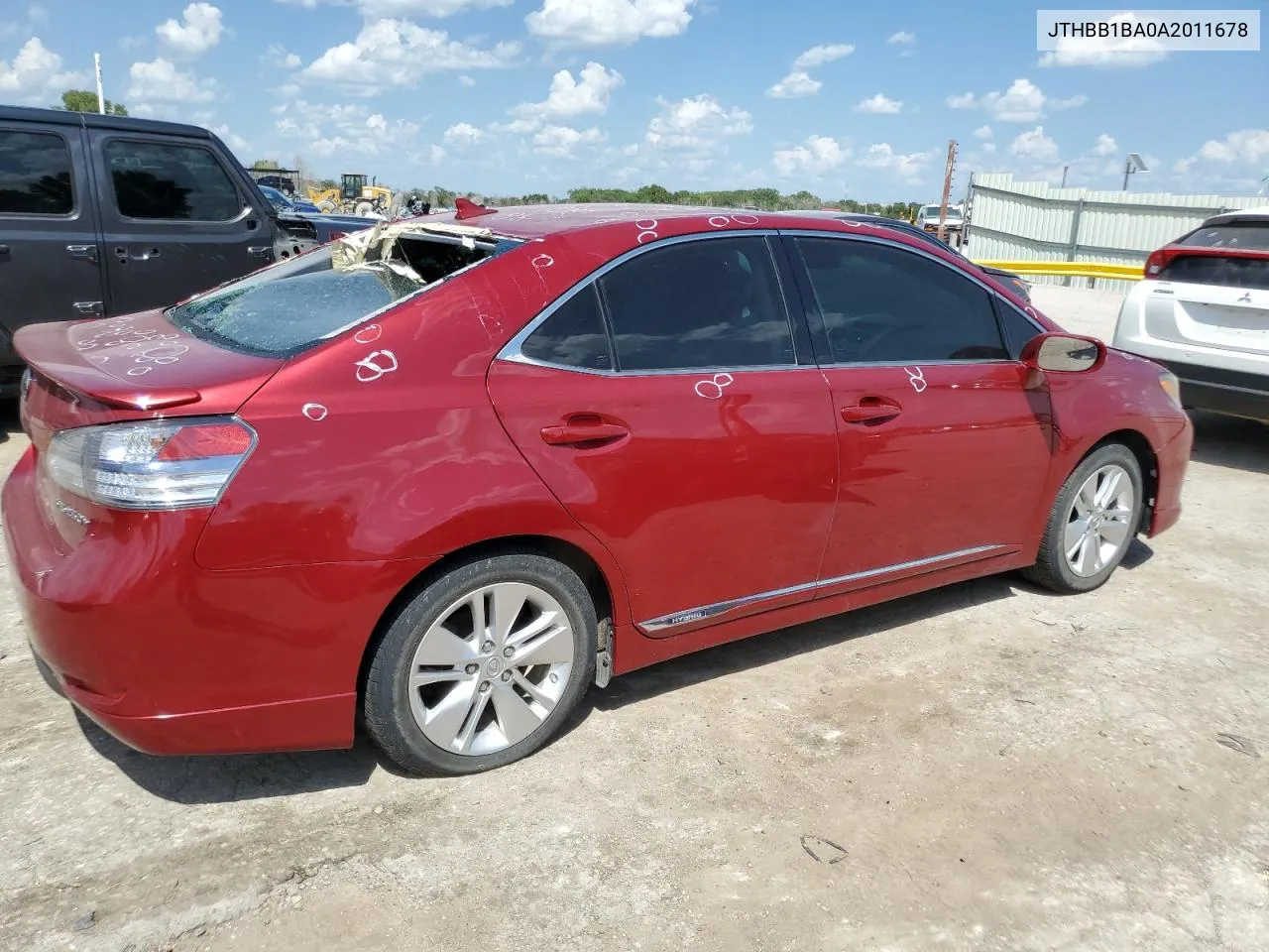 JTHBB1BA0A2011678 2010 Lexus Hs 250H