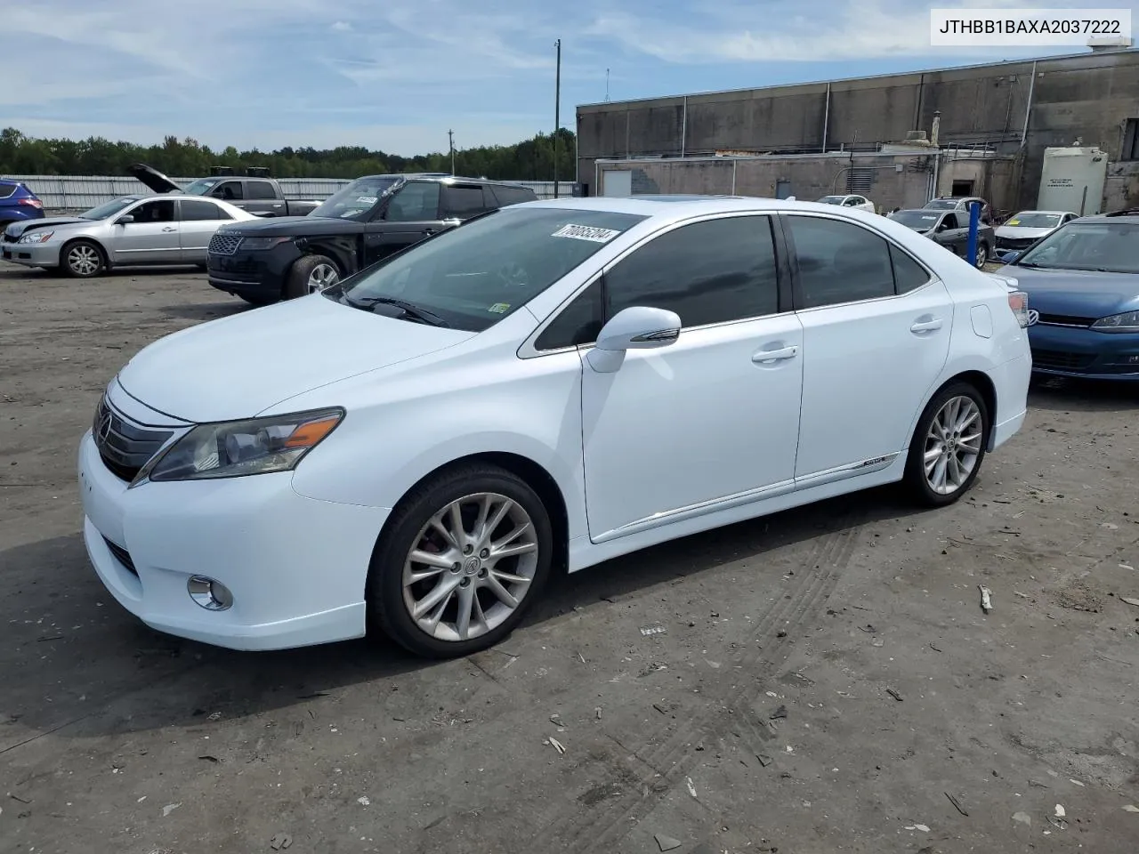 2010 Lexus Hs 250H VIN: JTHBB1BAXA2037222 Lot: 70085204