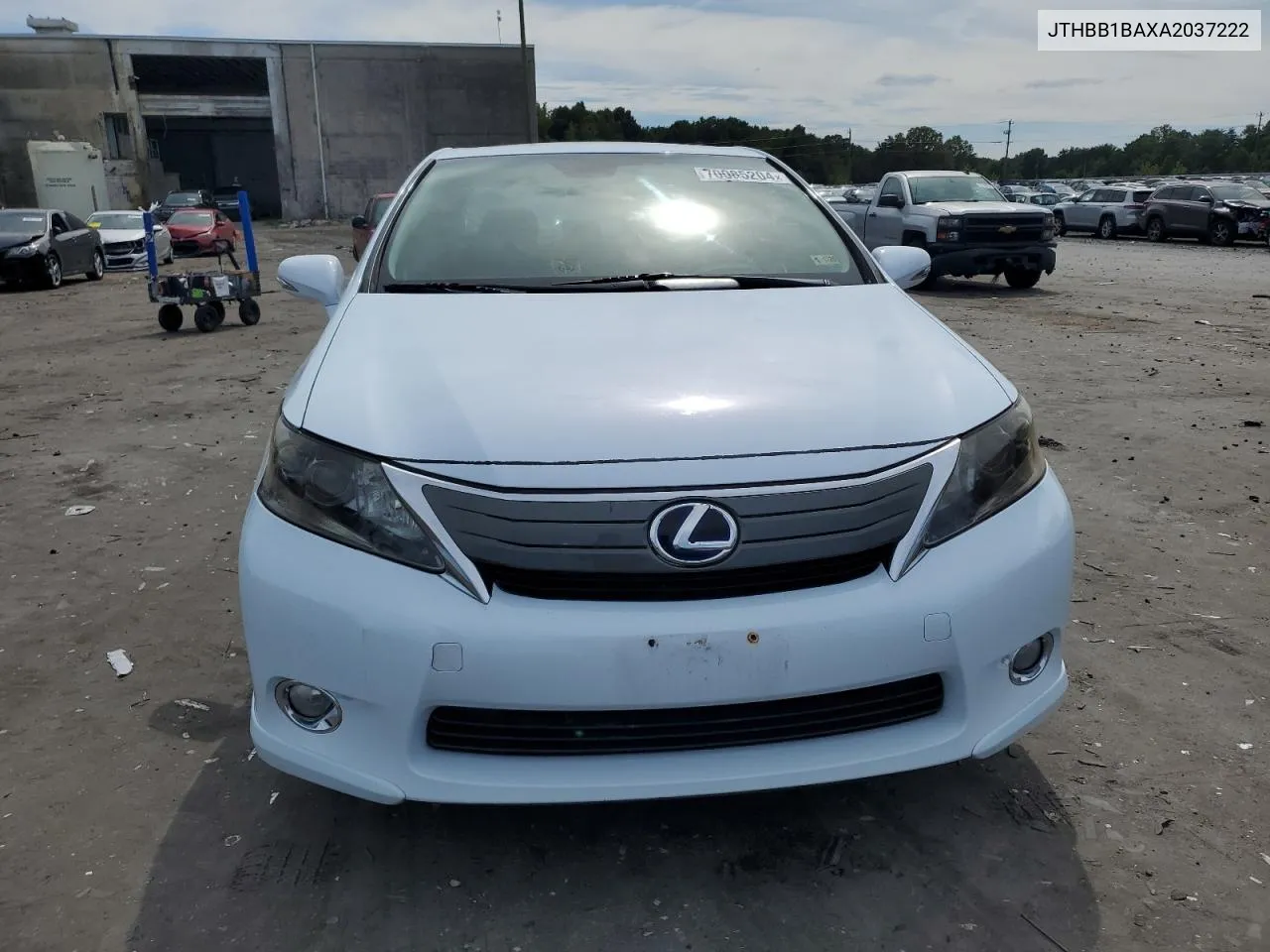 2010 Lexus Hs 250H VIN: JTHBB1BAXA2037222 Lot: 70085204