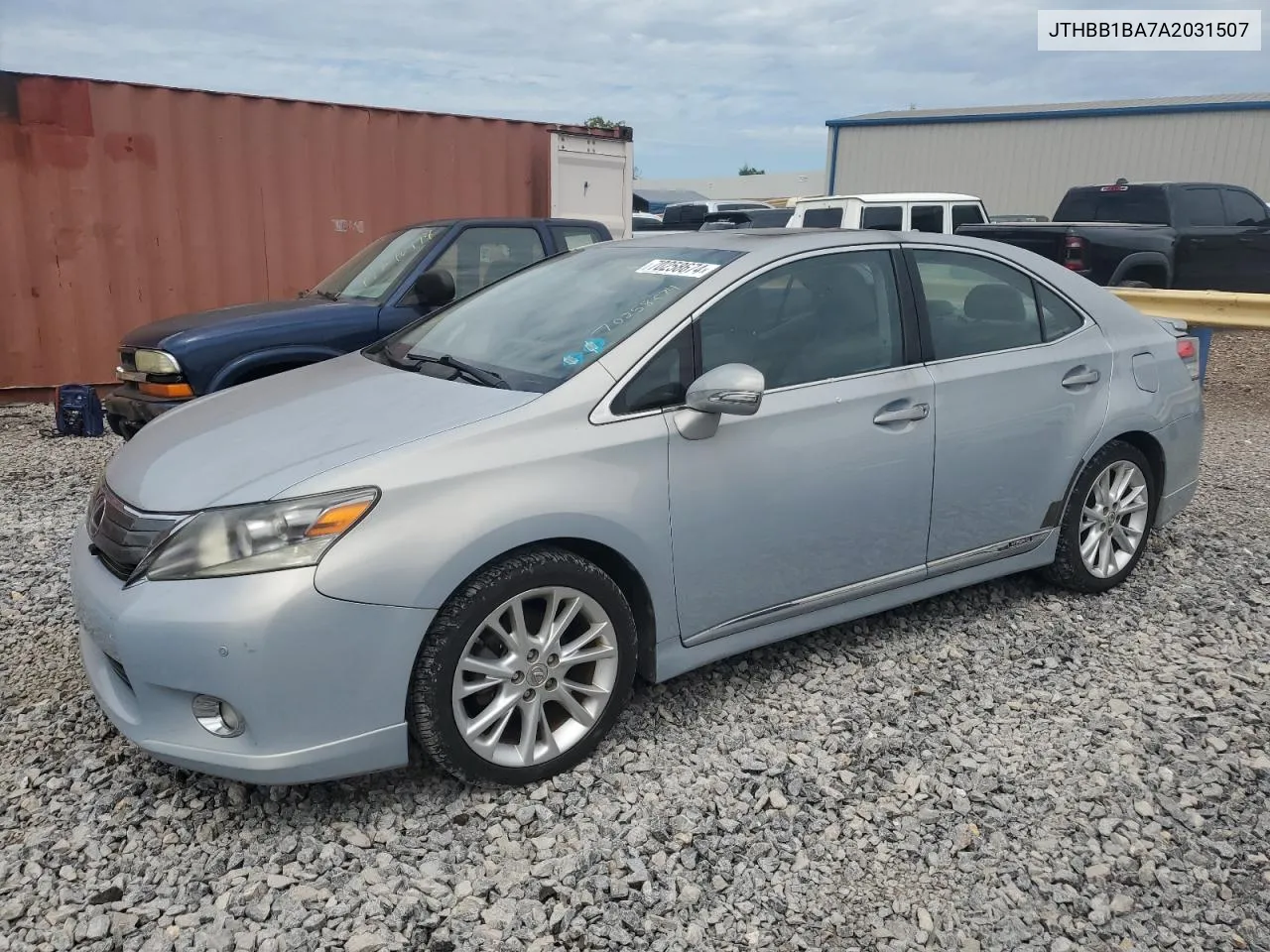 2010 Lexus Hs 250H VIN: JTHBB1BA7A2031507 Lot: 70258674