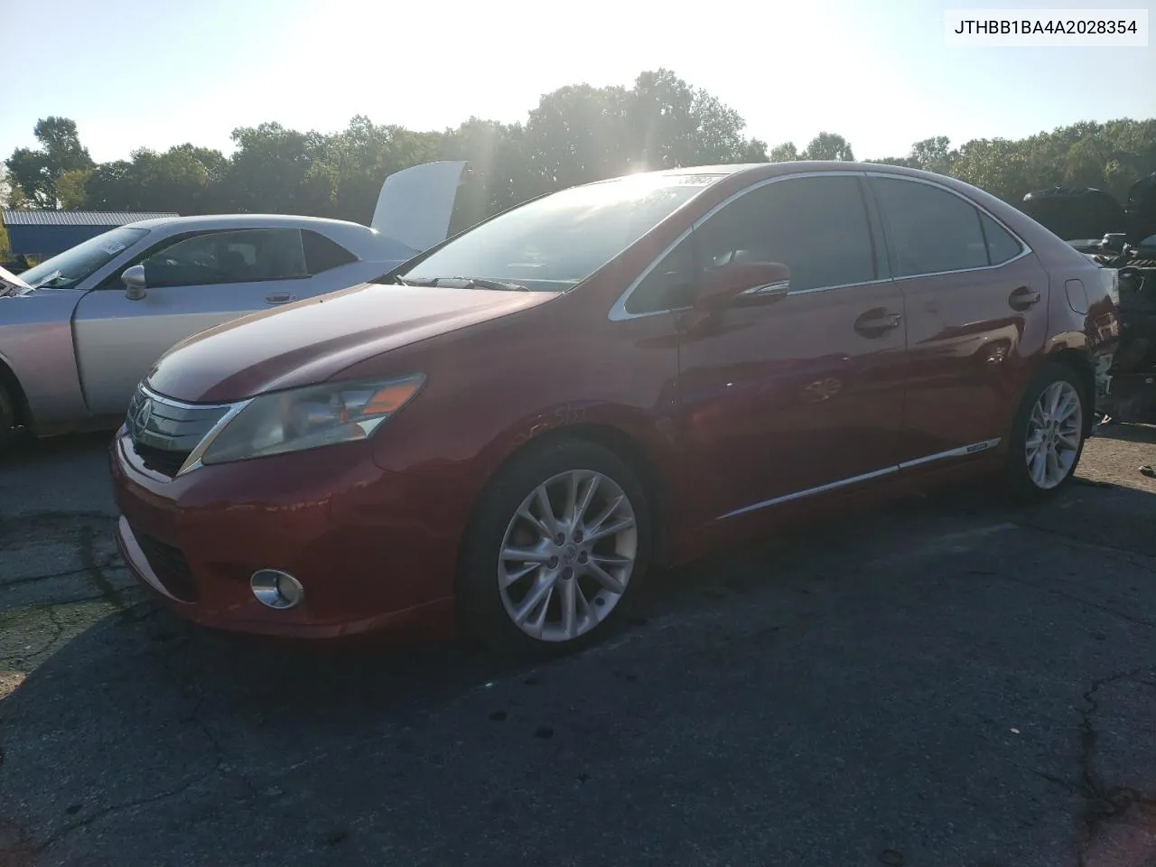 JTHBB1BA4A2028354 2010 Lexus Hs 250H