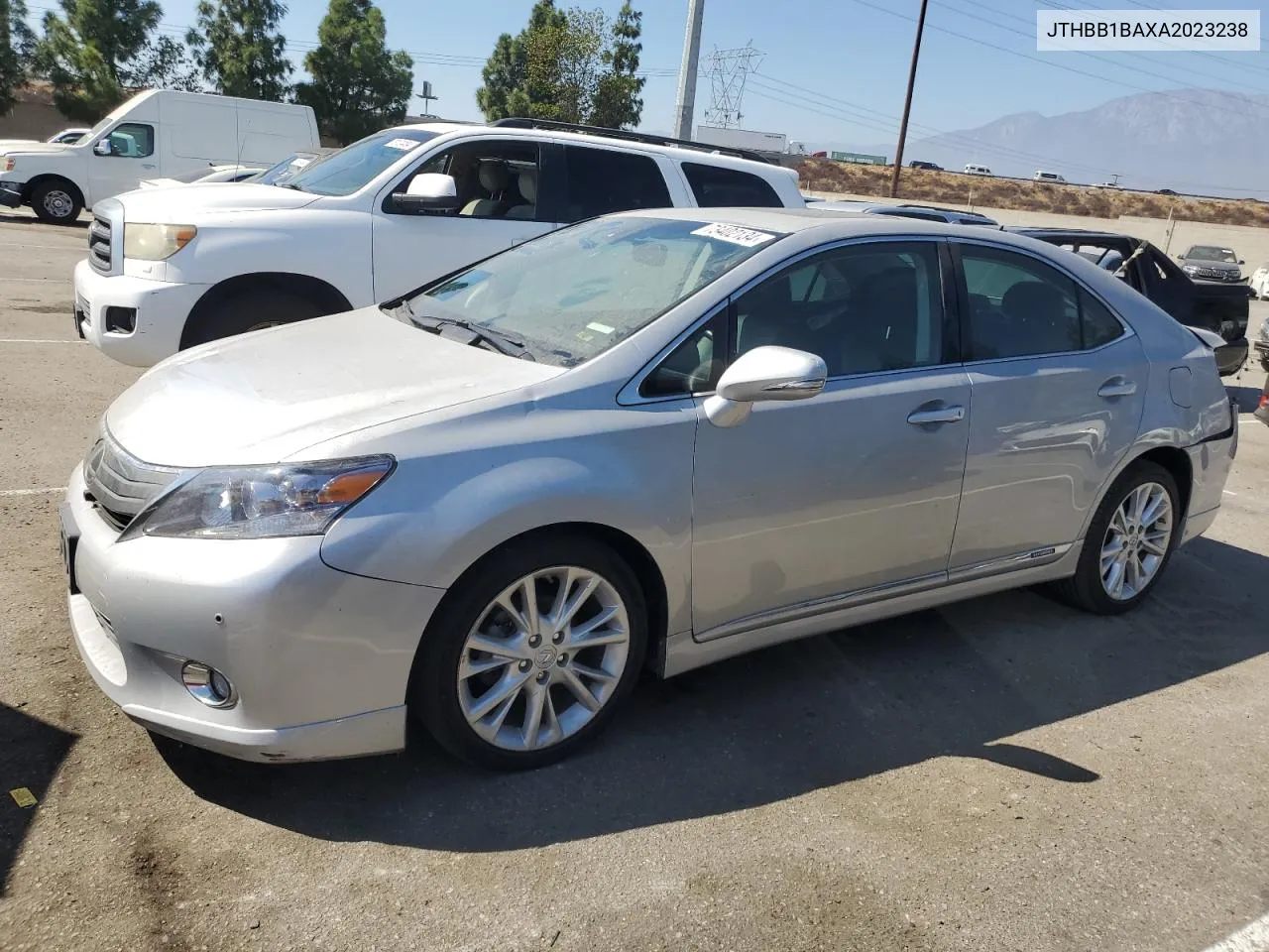 2010 Lexus Hs 250H VIN: JTHBB1BAXA2023238 Lot: 73402134