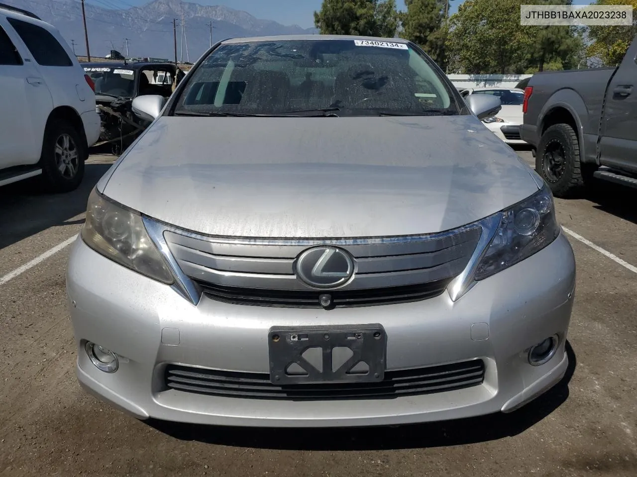 2010 Lexus Hs 250H VIN: JTHBB1BAXA2023238 Lot: 73402134