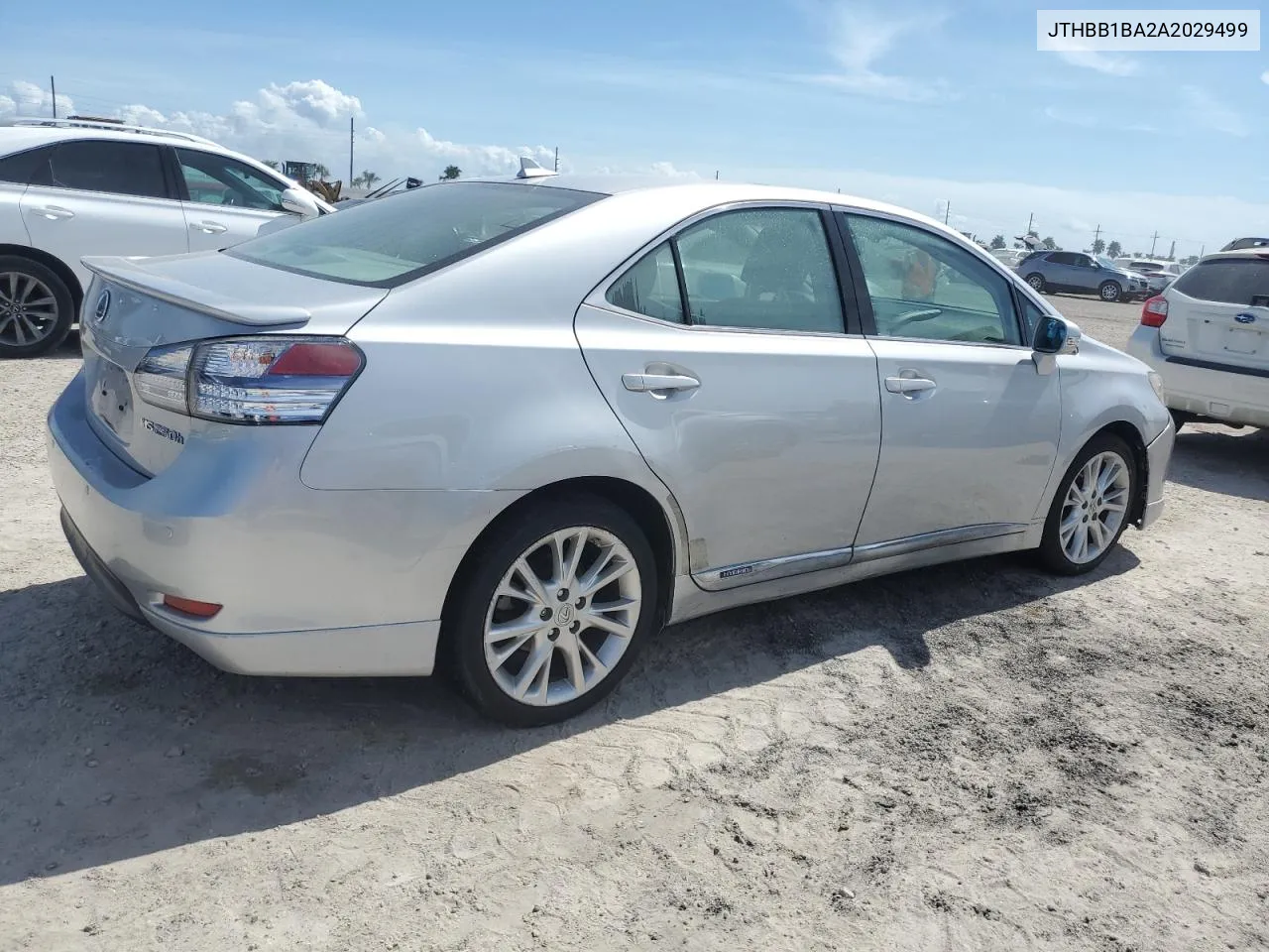 2010 Lexus Hs 250H VIN: JTHBB1BA2A2029499 Lot: 74248044