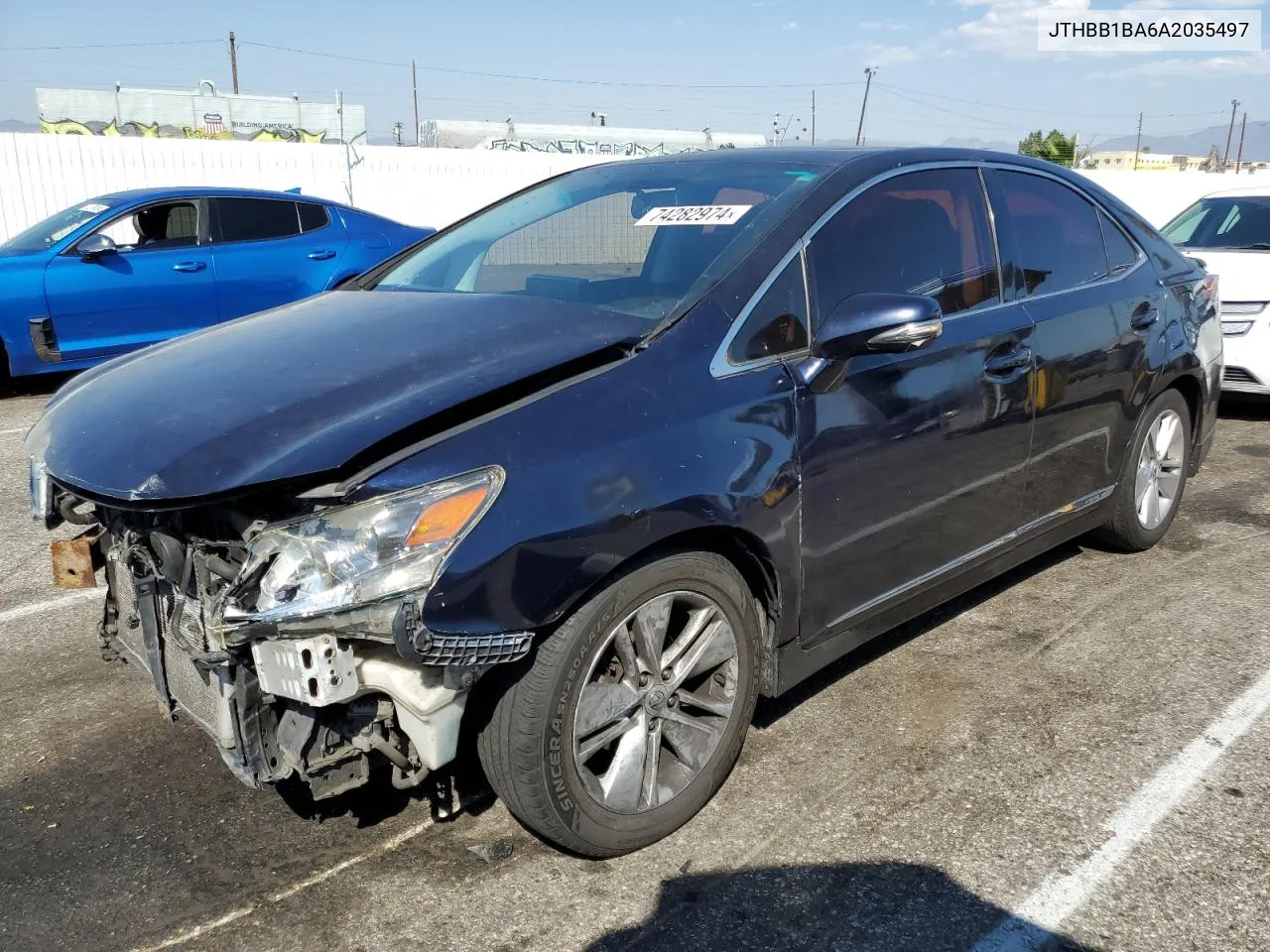 2010 Lexus Hs 250H VIN: JTHBB1BA6A2035497 Lot: 74282974