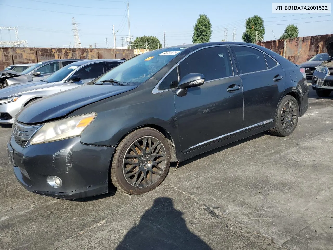 2010 Lexus Hs 250H VIN: JTHBB1BA7A2001522 Lot: 74371974