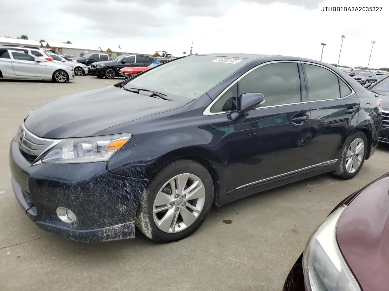 2010 Lexus Hs 250H VIN: JTHBB1BA3A2035327 Lot: 74959394