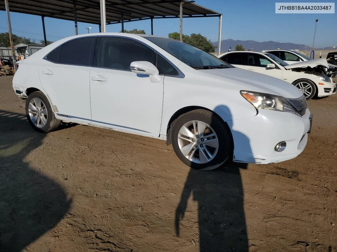 2010 Lexus Hs 250H VIN: JTHBB1BA4A2033487 Lot: 75254964