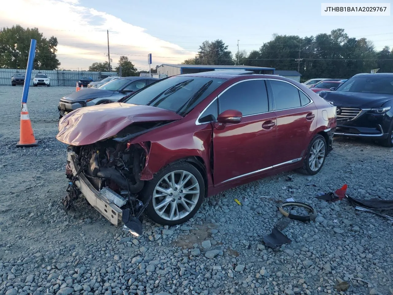 2010 Lexus Hs 250H VIN: JTHBB1BA1A2029767 Lot: 75649754