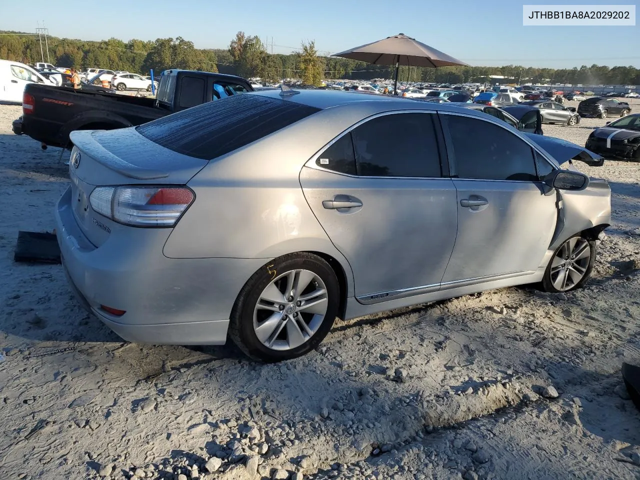 2010 Lexus Hs 250H VIN: JTHBB1BA8A2029202 Lot: 76804194