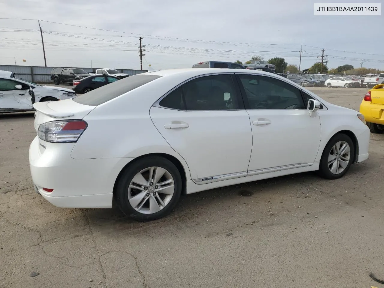 2010 Lexus Hs 250H VIN: JTHBB1BA4A2011439 Lot: 77046104