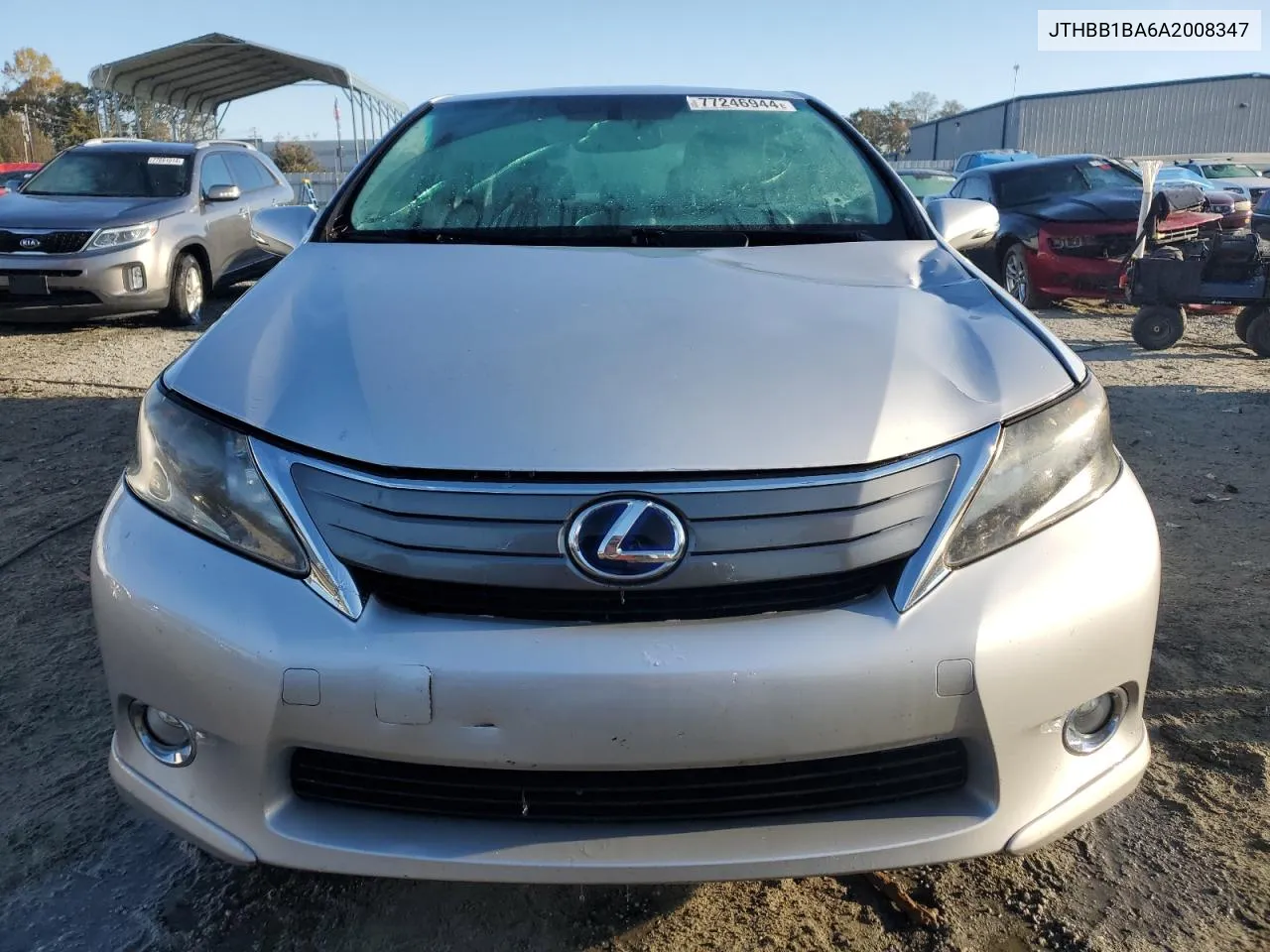 2010 Lexus Hs 250H VIN: JTHBB1BA6A2008347 Lot: 77246944