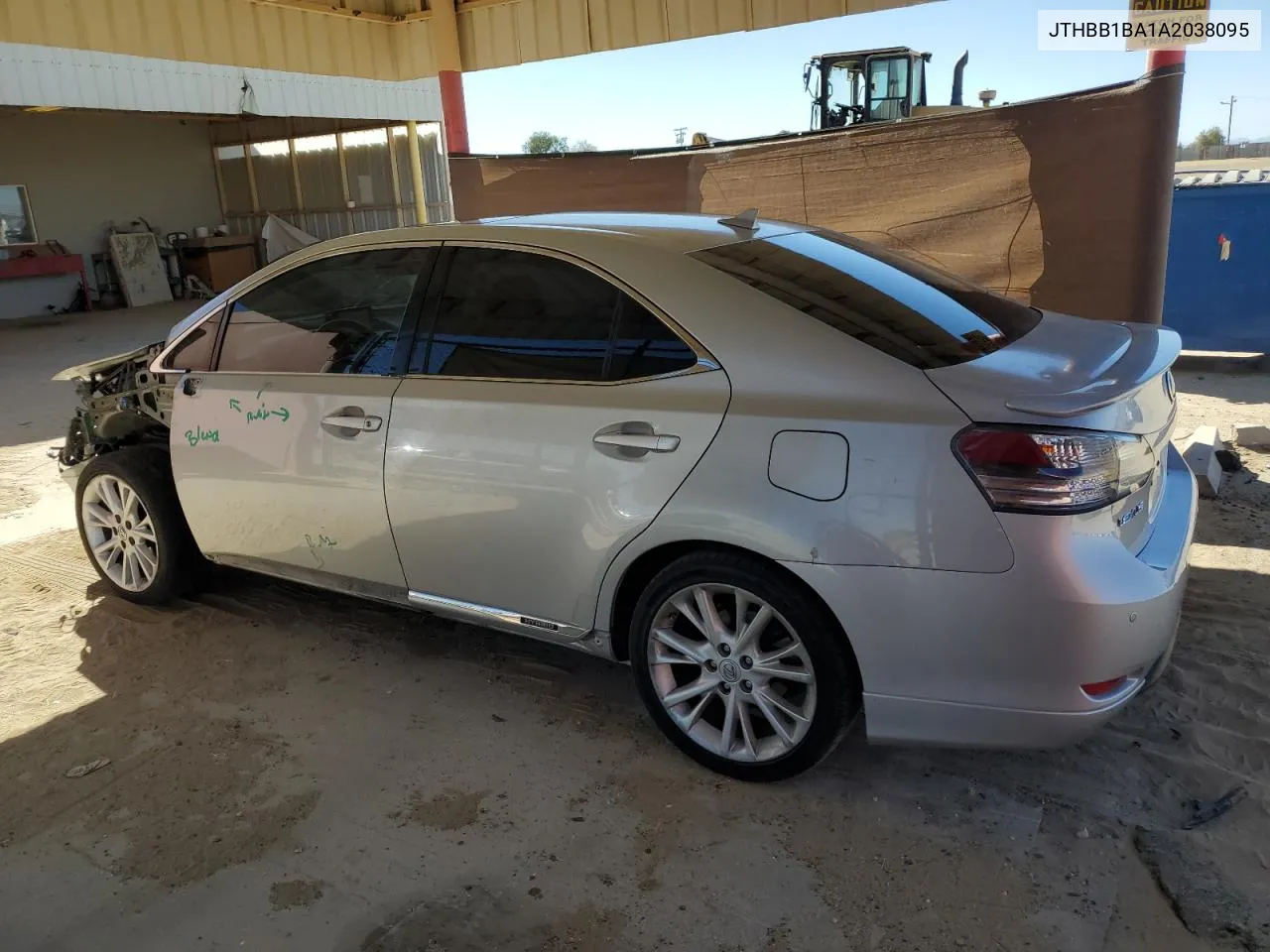 2010 Lexus Hs 250H VIN: JTHBB1BA1A2038095 Lot: 77480664