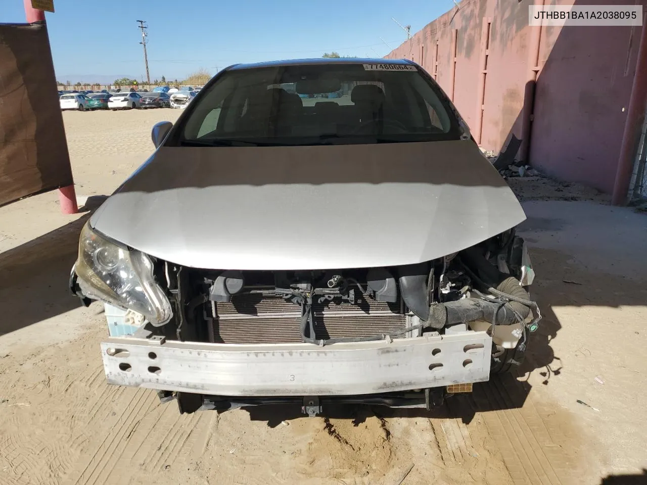 2010 Lexus Hs 250H VIN: JTHBB1BA1A2038095 Lot: 77480664