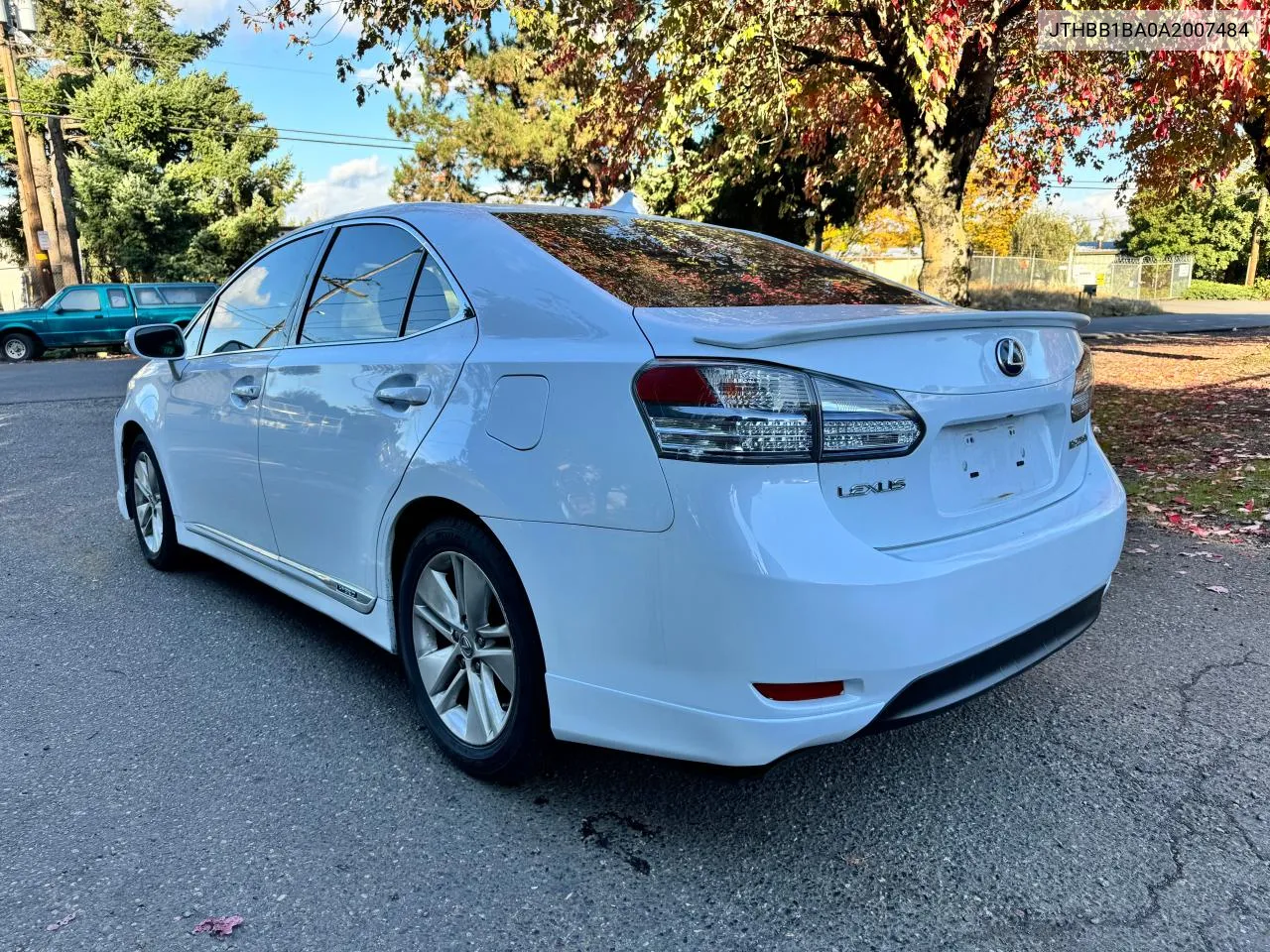 2010 Lexus Hs 250H VIN: JTHBB1BA0A2007484 Lot: 77915444