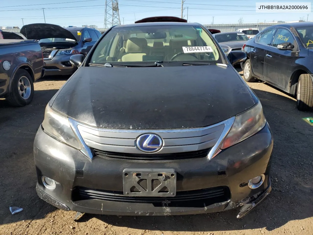 2010 Lexus Hs 250H VIN: JTHBB1BA2A2000696 Lot: 78644774