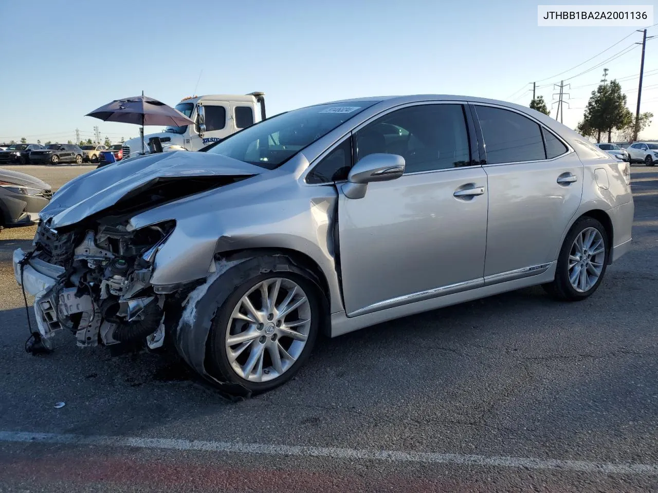 2010 Lexus Hs 250H VIN: JTHBB1BA2A2001136 Lot: 79146324