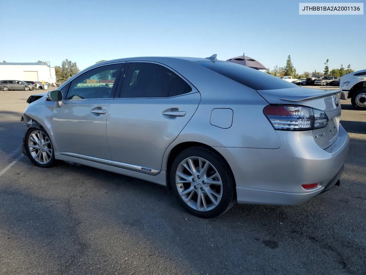 2010 Lexus Hs 250H VIN: JTHBB1BA2A2001136 Lot: 79146324