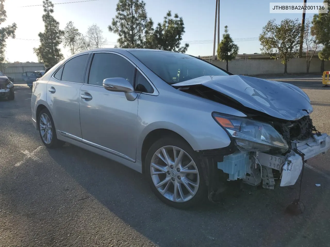 2010 Lexus Hs 250H VIN: JTHBB1BA2A2001136 Lot: 79146324