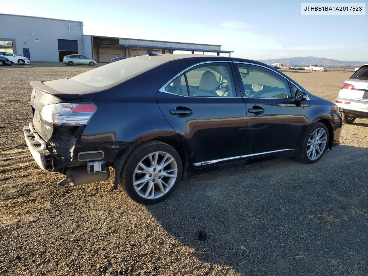 2010 Lexus Hs 250H VIN: JTHBB1BA1A2017523 Lot: 80086154