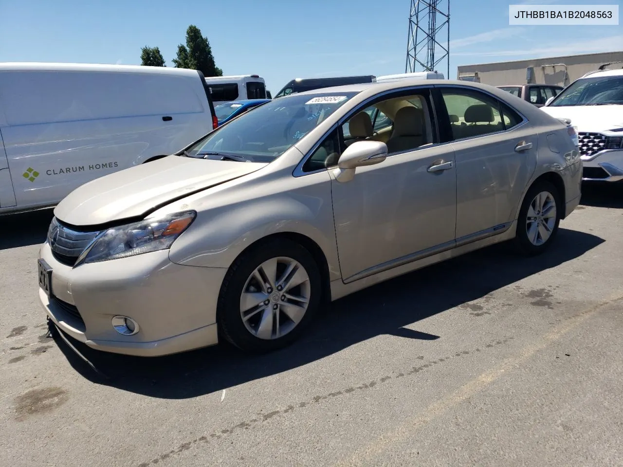 2011 Lexus Hs 250H VIN: JTHBB1BA1B2048563 Lot: 56284654