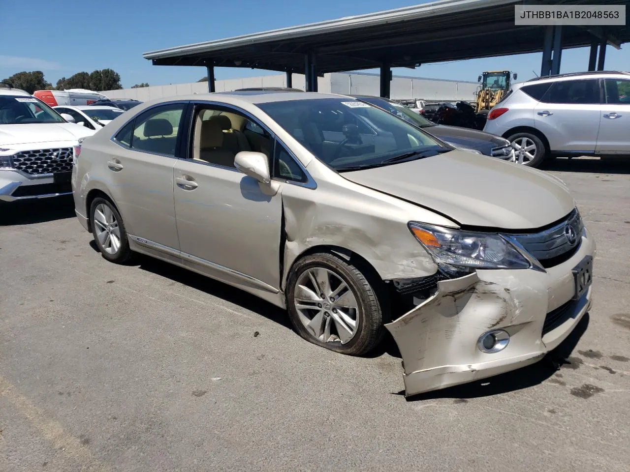 2011 Lexus Hs 250H VIN: JTHBB1BA1B2048563 Lot: 56284654