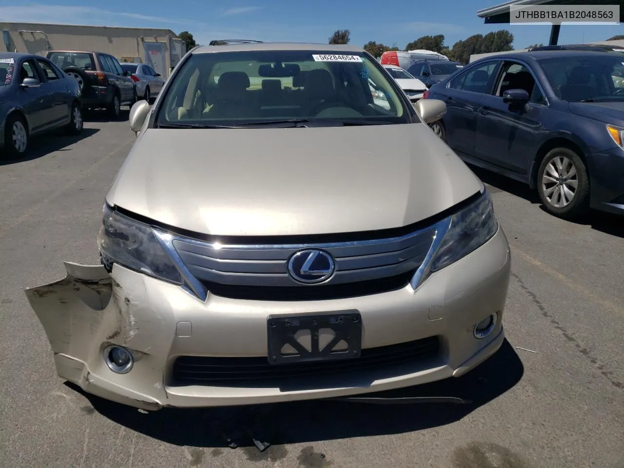 2011 Lexus Hs 250H VIN: JTHBB1BA1B2048563 Lot: 56284654