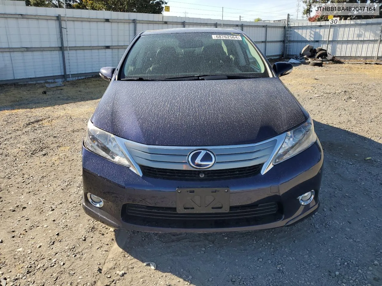 2011 Lexus Hs 250H VIN: JTHBB1BA4B2047164 Lot: 68762564