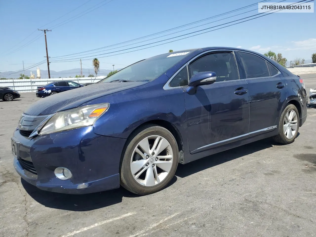 JTHBB1BA4B2043115 2011 Lexus Hs 250H