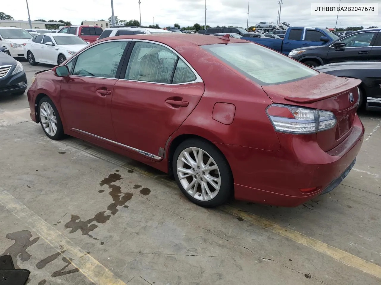 2011 Lexus Hs 250H VIN: JTHBB1BA2B2047678 Lot: 74607724