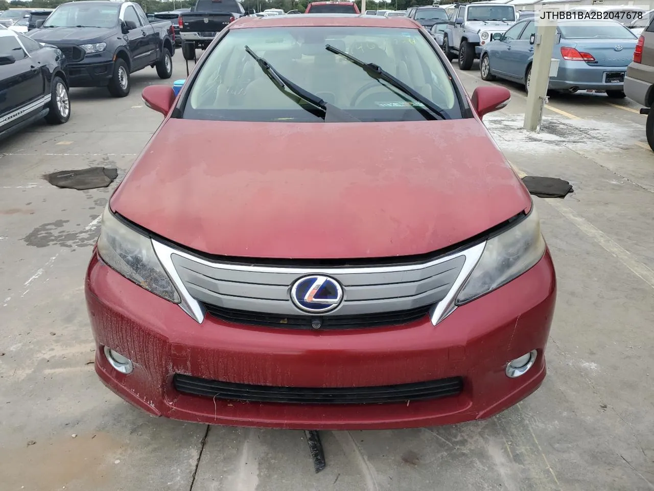 2011 Lexus Hs 250H VIN: JTHBB1BA2B2047678 Lot: 74607724