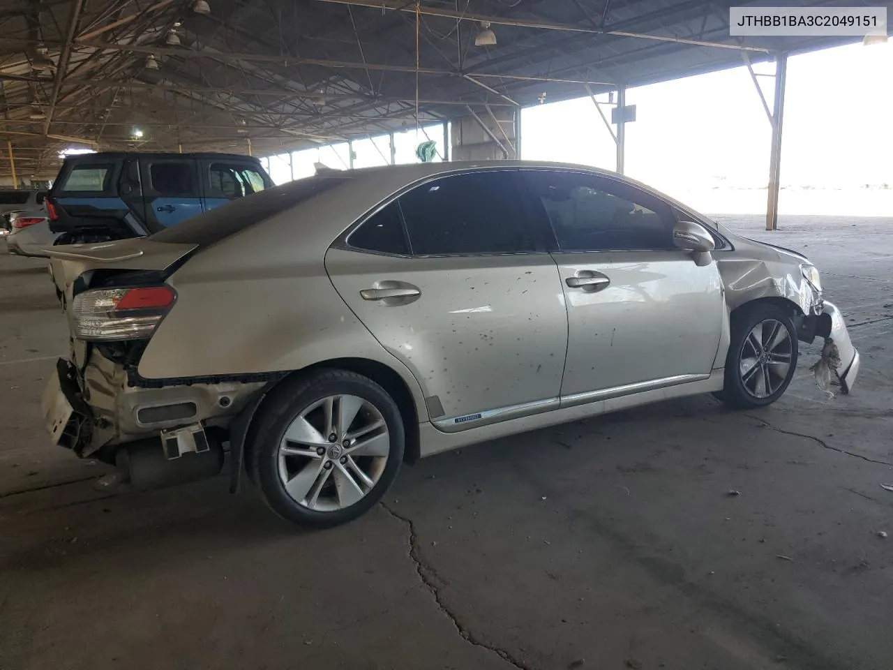 2012 Lexus Hs 250H VIN: JTHBB1BA3C2049151 Lot: 74981034