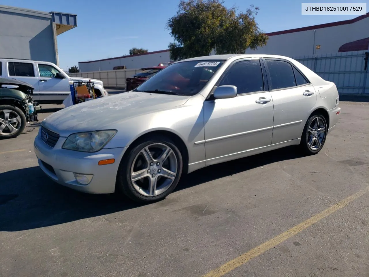 2001 Lexus Is 300 VIN: JTHBD182510017529 Lot: 64518724