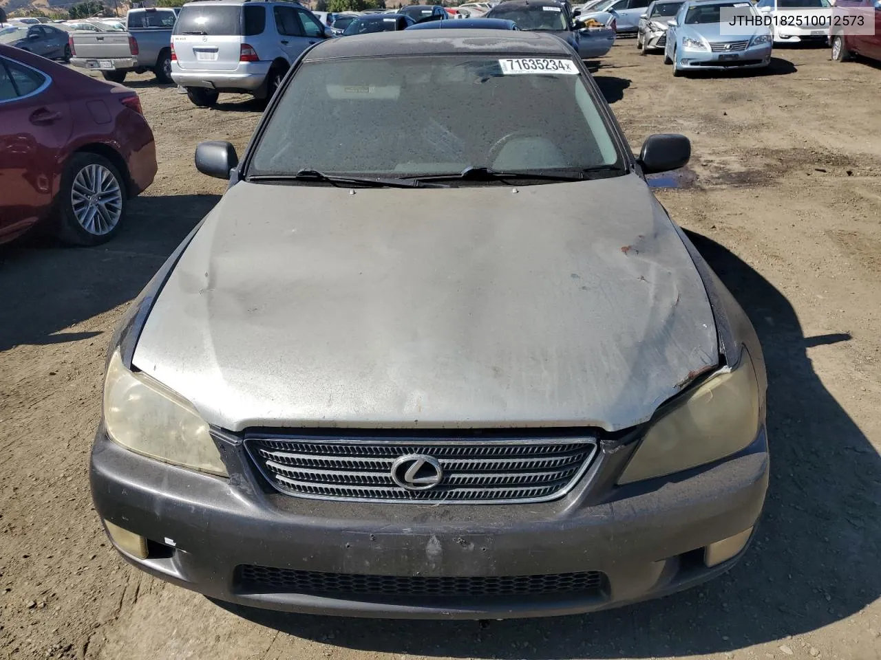 JTHBD182510012573 2001 Lexus Is 300