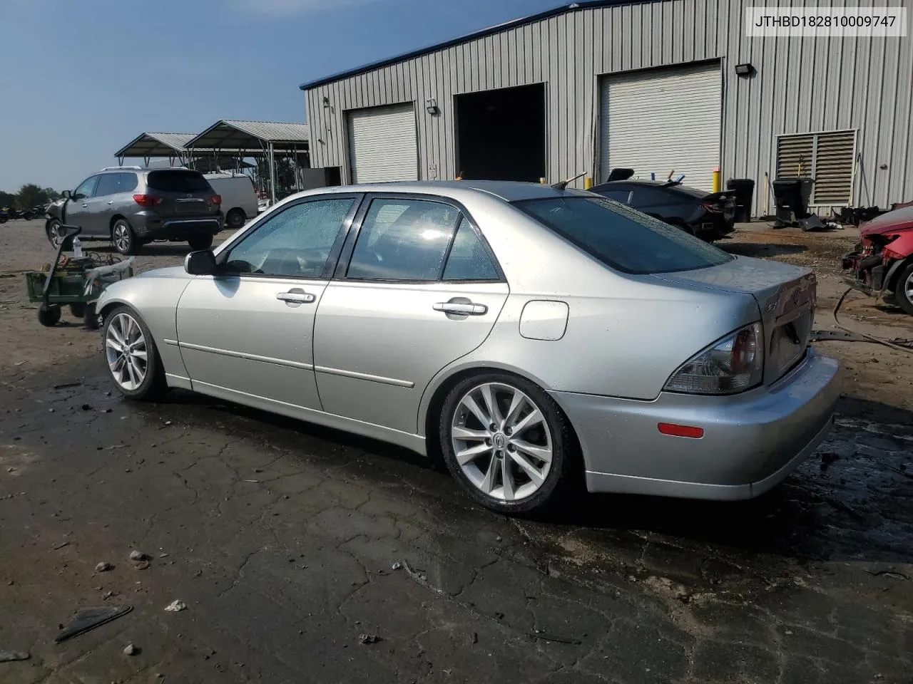 2001 Lexus Is 300 VIN: JTHBD182810009747 Lot: 72445934