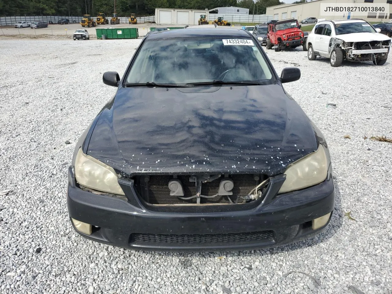 2001 Lexus Is 300 VIN: JTHBD182710013840 Lot: 74332404