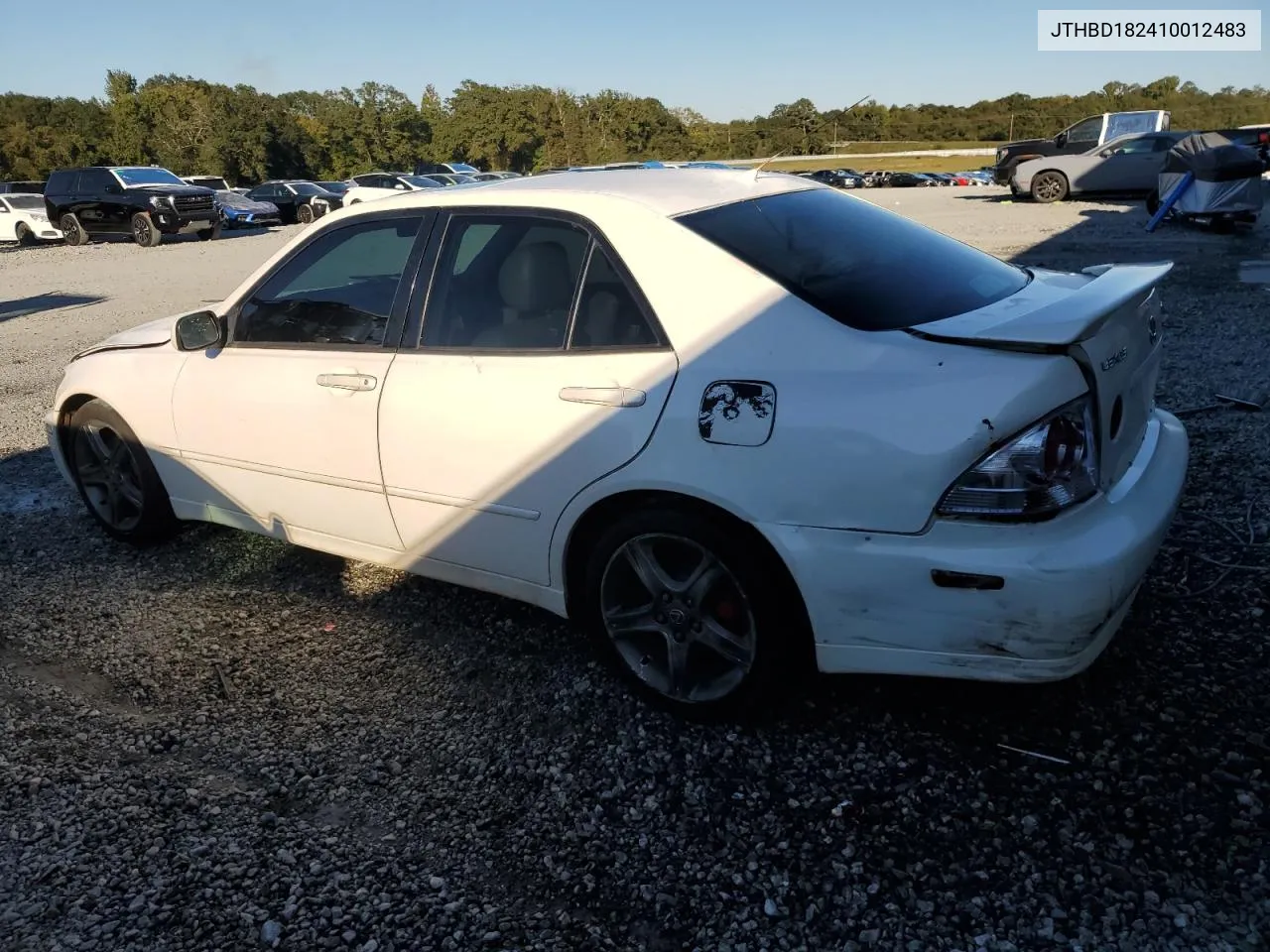 2001 Lexus Is 300 VIN: JTHBD182410012483 Lot: 76478274