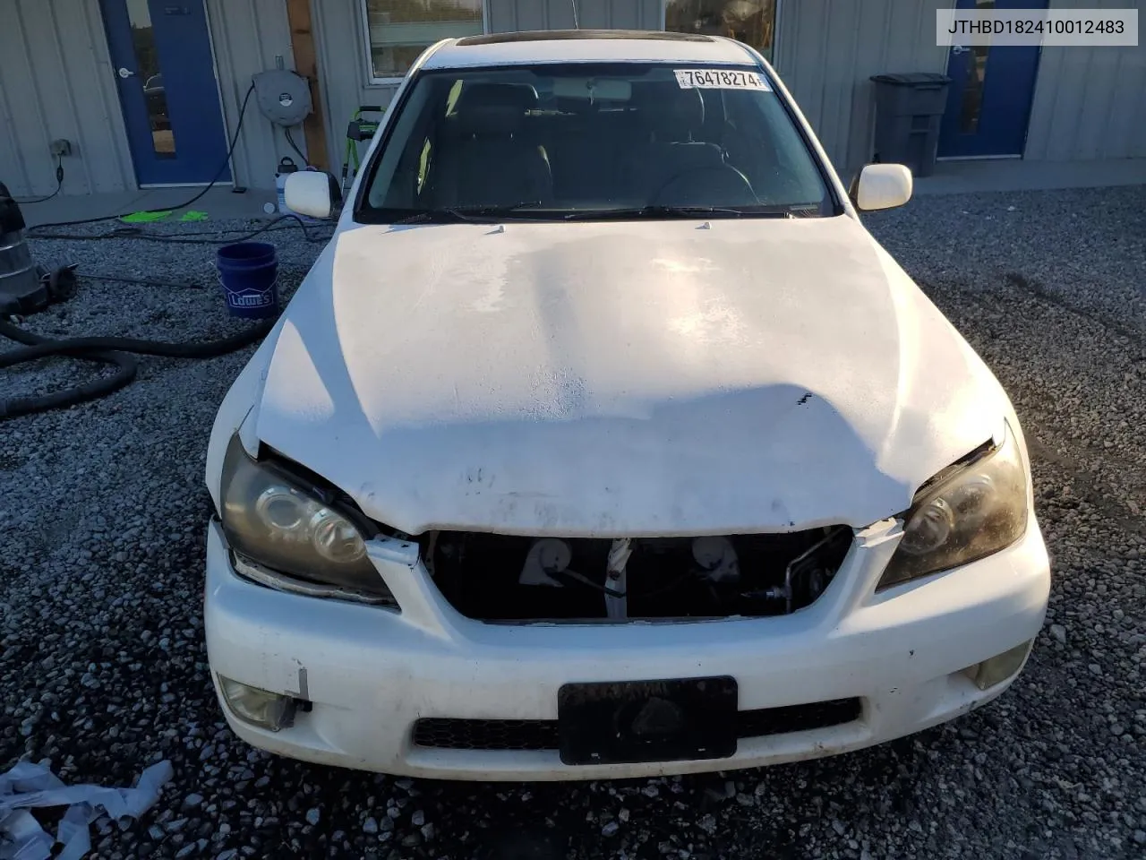 2001 Lexus Is 300 VIN: JTHBD182410012483 Lot: 76478274