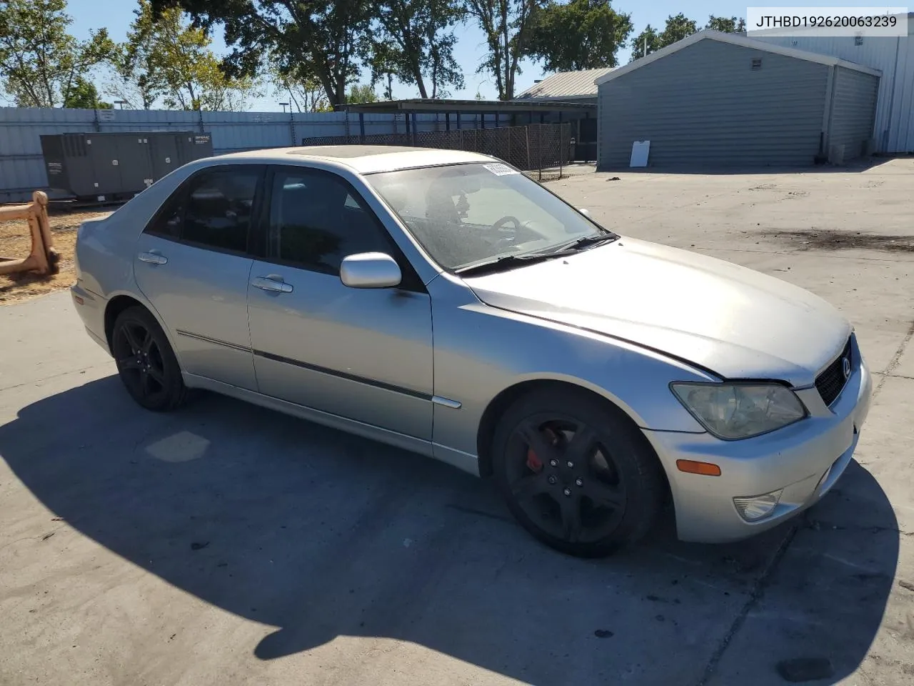 JTHBD192620063239 2002 Lexus Is 300