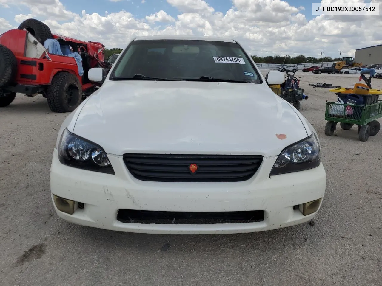 2002 Lexus Is 300 VIN: JTHBD192X20057542 Lot: 69744794