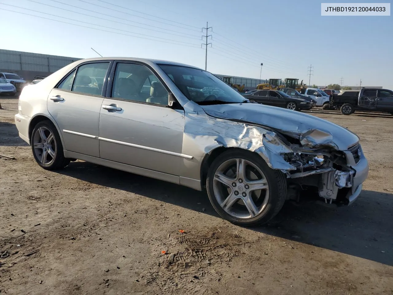 2002 Lexus Is 300 VIN: JTHBD192120044033 Lot: 71383994