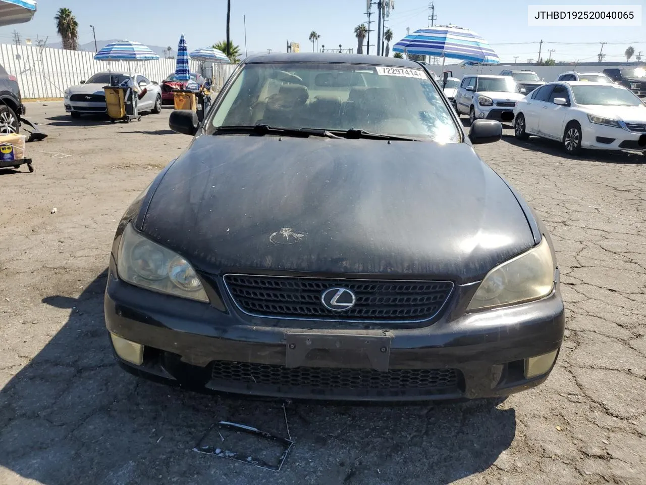 2002 Lexus Is 300 VIN: JTHBD192520040065 Lot: 72297414